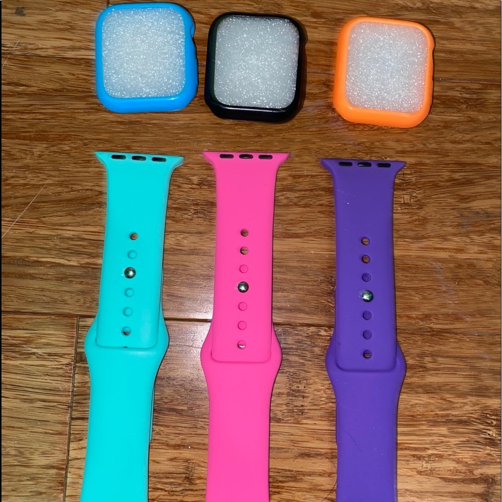Apple Watch bands & Apple watch cases💙💜💗